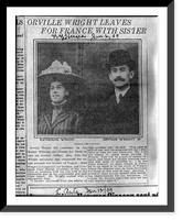28 pages of clippings from various U.S. and French newspapers concerning aviation activites of Wright Brothers between 1903 and 1909 - 4, Vintage Wall Art