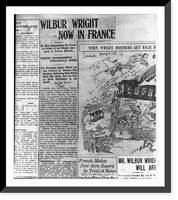 28 pages of clippings from various U.S. and French newspapers concerning aviation activites of Wright Brothers between 1903 and 1909 - 10, Antique Wall Art
