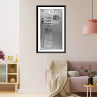 28 pages of clippings from various U.S. and French newspapers concerning aviation activites of Wright Brothers between 1903 and 1909 - 14, Vintage Print