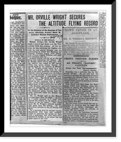 28 pages of clippings from various U.S. and French newspapers concerning aviation activites of Wright Brothers between 1903 and 1909 - 15, Antique Wall Art