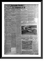 28 pages of clippings from various U.S. and French newspapers concerning aviation activites of Wright Brothers between 1903 and 1909 - 16, Antique Wall Art