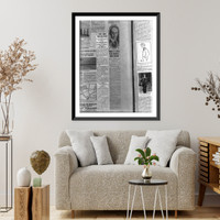 28 pages of clippings from various U.S. and French newspapers concerning aviation activites of Wright Brothers between 1903 and 1909 - 20, Historic Print