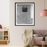 28 pages of clippings from various U.S. and French newspapers concerning aviation activites of Wright Brothers between 1903 and 1909 - 23, Vintage Wall Art