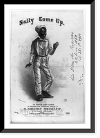 Historic Framed Print, Sally Come Up,  17-7/8" x 21-7/8"
