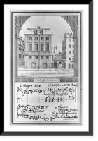Historic Framed Print, Das Gewandhaus,  17-7/8" x 21-7/8"
