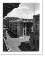 Modern buildings of Honolulu. Bishop National Bank Building in center, with Alexander Young Hotel in the backgrd. Classic, Antique Print
