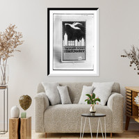 Historic Framed Print, Commercial Foreign Packages,  17-7/8" x 21-7/8"