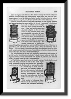 Page of text illustrated with four chairs - figures 200 to 203, Historic Reproduction