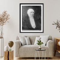 Historic Framed Print, A Holbein woman.Allen.,  17-7/8" x 21-7/8"