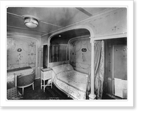 Suite de Luxe on the S.S. FRANCE, Vintage Wall Art