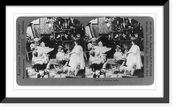 Historic Framed Print, Christmas dolls,  17-7/8" x 21-7/8"