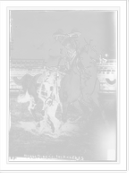 Historic Framed Print, Rodeo Riders, L.A. - 2,  17-7/8" x 21-7/8"
