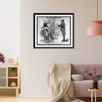 Picking a Running Mate. Eenie, Meenie, Minie, Mo"" Classic, Antique Wall Art