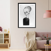 Historic Framed Print, Eva Le Gallienne,  17-7/8" x 21-7/8"