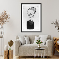 Historic Framed Print, Eva Le Gallienne,  17-7/8" x 21-7/8"