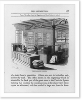 The Harper Establishment; or How the story books are made - by Jacob Abbott, 1855: Office where magazines and story books are mailed"" Classic, Historic Print