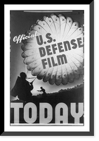 Official U.S. Defense Film - Today"", Vintage Print