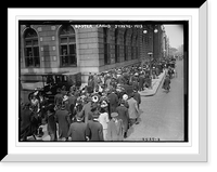 Historic Framed Print, Easter crowd - 5th Ave., 1913,  17-7/8" x 21-7/8"