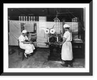 2 women operating gum-wrapping machine at the American Chicle Company Plant, Vintage Wall Art