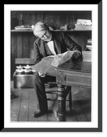 Historic Framed Print, Thomas Alva Edison, 1847-1931 - 22,  17-7/8" x 21-7/8"