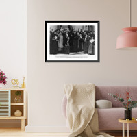 Mrs. Rebecca L. Felton being greeted by prominent political women in Washington, D.C, Antique Wall Art