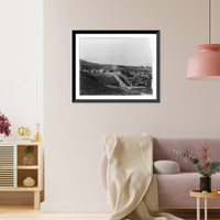 Historic Framed Print, Fort Yellowstone, Yellowstone National Park,  17-7/8" x 21-7/8"