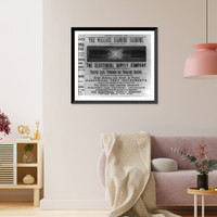 Advertisement for Wallace diamond carbons Classic, Antique Wall Art