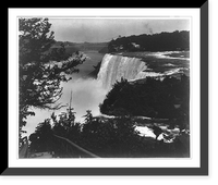 Historic Framed Print, [American Falls],  17-7/8" x 21-7/8"