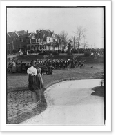 25th anniversary of Tuskegee Inst., Ala., 1906: Band concert on lawn, Vintage Print