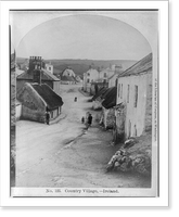 Historic Framed Print, Country village, Ireland - 2,  17-7/8" x 21-7/8"