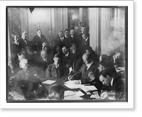 TITANIC disaster. Senate Investigating Committee questioning individuals at the Waldorf Astoria - 3, Vintage Wall Art
