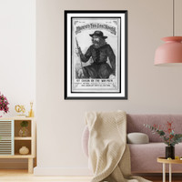 Illus. covers of Munro's Ten Cent Novels, 185-: Kit Carson on the Warpath, Vintage Poster