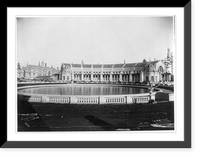 Historic Framed Print, [Alaska-Yukon-Pacific Exposition, Seattle]: Geyser Basin, Agricultural Bldg., and Mines Bldg.,  17-7/8" x 21-7/8"