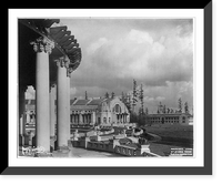 Historic Framed Print, [Alaska-Yukon-Pacific Exposition, Seattle]: Palace of Agriculture,  17-7/8" x 21-7/8"