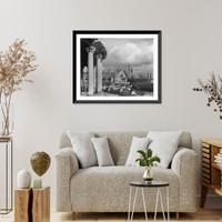 Historic Framed Print, [Alaska-Yukon-Pacific Exposition, Seattle]: Palace of Agriculture,  17-7/8" x 21-7/8"