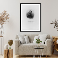 George Washington Whitmore, 1824-1876, Vintage Print