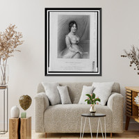 Mrs. James Madison, (Dolly Payne).from an original picture by Gilbert Stuart, in possession of Richard Cutts, Esq. M.D. Washington, Historic Print