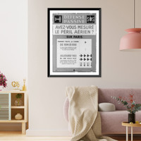 Vintage Americana Print - Defense Passive French civil defense, 1939