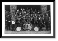 Lincoln Agricultural School band, Lincolndale, N.Y.; boys in military uniforms, Antique Wall Art