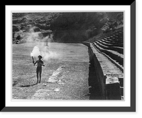 Historic Framed Print, Im Stadium von Delphi,  17-7/8" x 21-7/8"