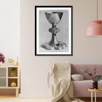 Historic Framed Print, The Whitman Chalice,  17-7/8" x 21-7/8"