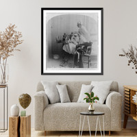 Historic Framed Print, The long and short of it,  17-7/8" x 21-7/8"