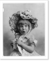 Vintage Portrait - Little girl, half lgth., facing front