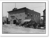 Historic Framed Print, The Doloff Building [garage and Ford dealer], Minot, North Dakota,  17-7/8" x 21-7/8"