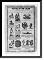 Printers' Picture Gallery. Memorial of the American Anti-Slavery Society, Vintage Poster