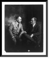 Franklin D. Roosevelt and Gov. James Cox; both seated, full lgth, Vintage Print