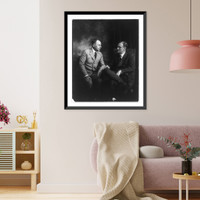 Franklin D. Roosevelt and Gov. James Cox; both seated, full lgth, Vintage Print