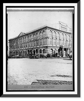 Manhattan Market, New York City, ca. 187-, Vintage Print