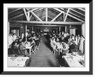 Historic Framed Print, Yellowstone National Park: Governor's Banquet at Basin Camp,  17-7/8" x 21-7/8"