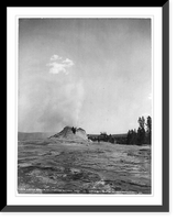 Historic Framed Print, Yellowstone National Park: Castle Geyser,  17-7/8" x 21-7/8"